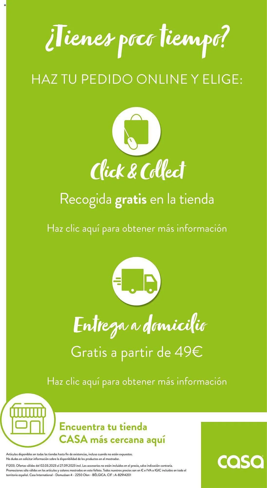 Catálogo de Folleto Casa 2 de marzo al 27 de septiembre 2023 - Página 36