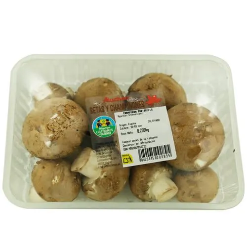 ALCAMPO CULTIVAMOS LO BUENO Champiñones Portobello 250 g.
