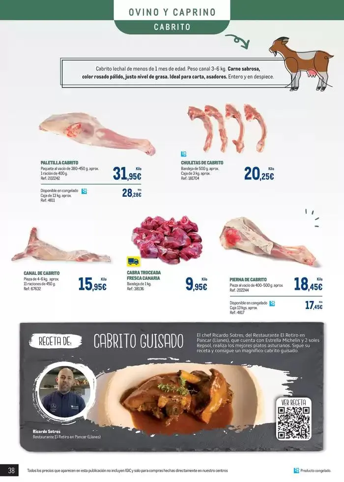 Catálogo de Especial Carnes Canarias 7 de abril al 4 de mayo 2025 - Página 38