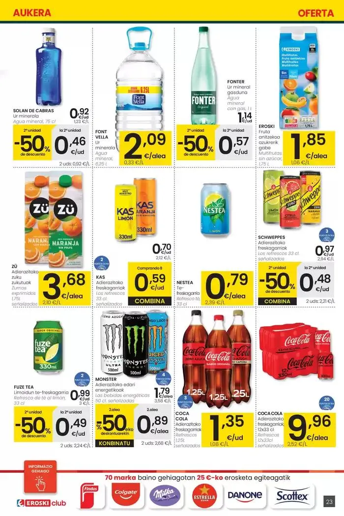 Catálogo de Prezio merkeagoa EROSKI CENTER 13 de marzo al 26 de marzo 2025 - Página 23
