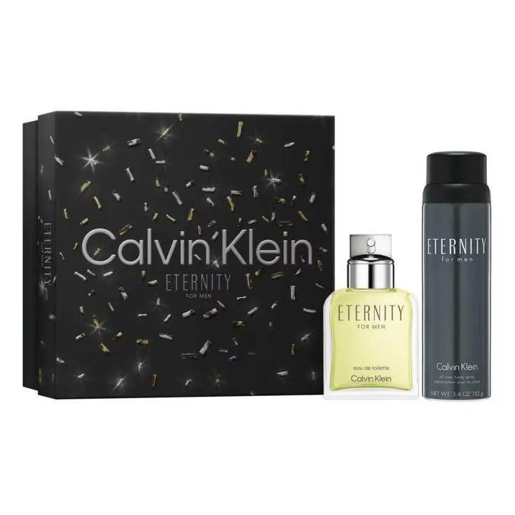 calvin klein eternity men eau de toilette 100ml cofre 2 piezas