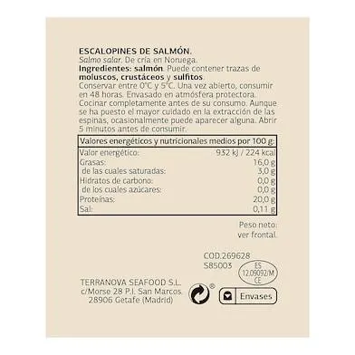 Escalopines de salmón Selección de Dia bandeja 350g aprox.
