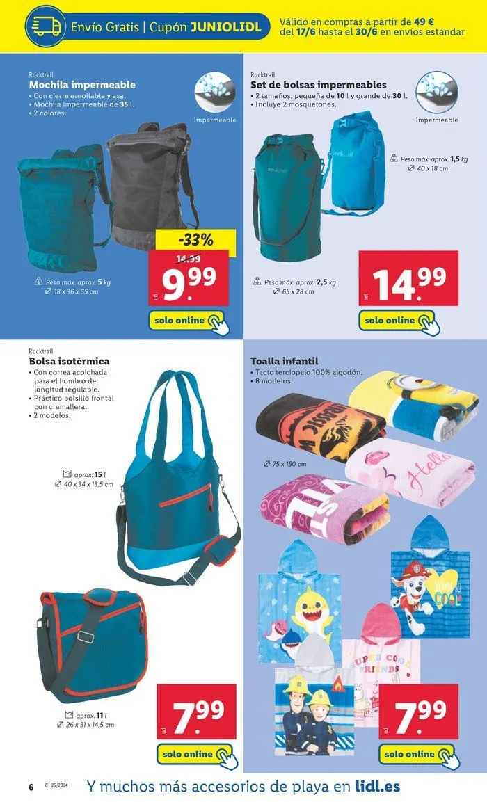 Catálogo de Catálogo Lidl 17 de junio al 30 de junio 2024 - Página 6
