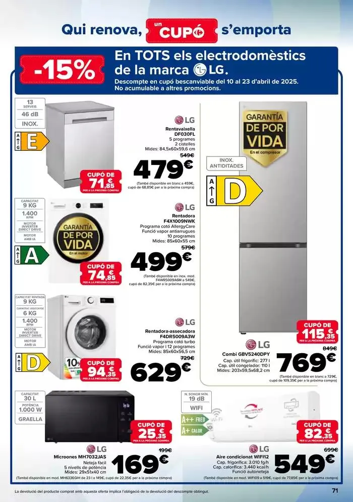 Catálogo de 2x1 25 de marzo al 9 de abril 2025 - Página 71