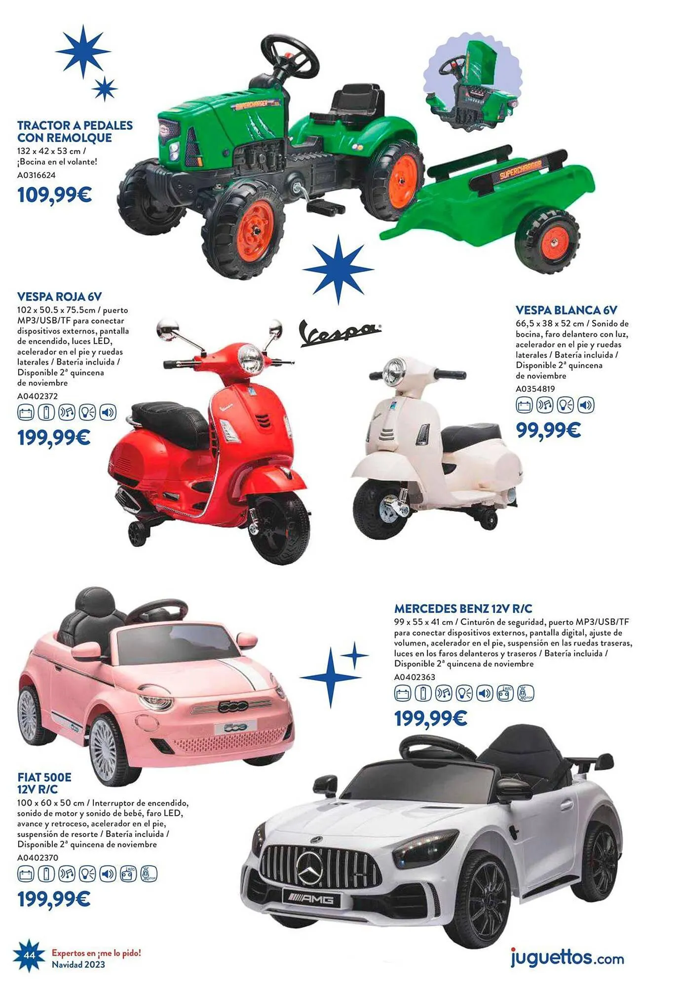 Catálogo de Folleto Juguettos 6 de noviembre al 24 de diciembre 2023 - Página 44