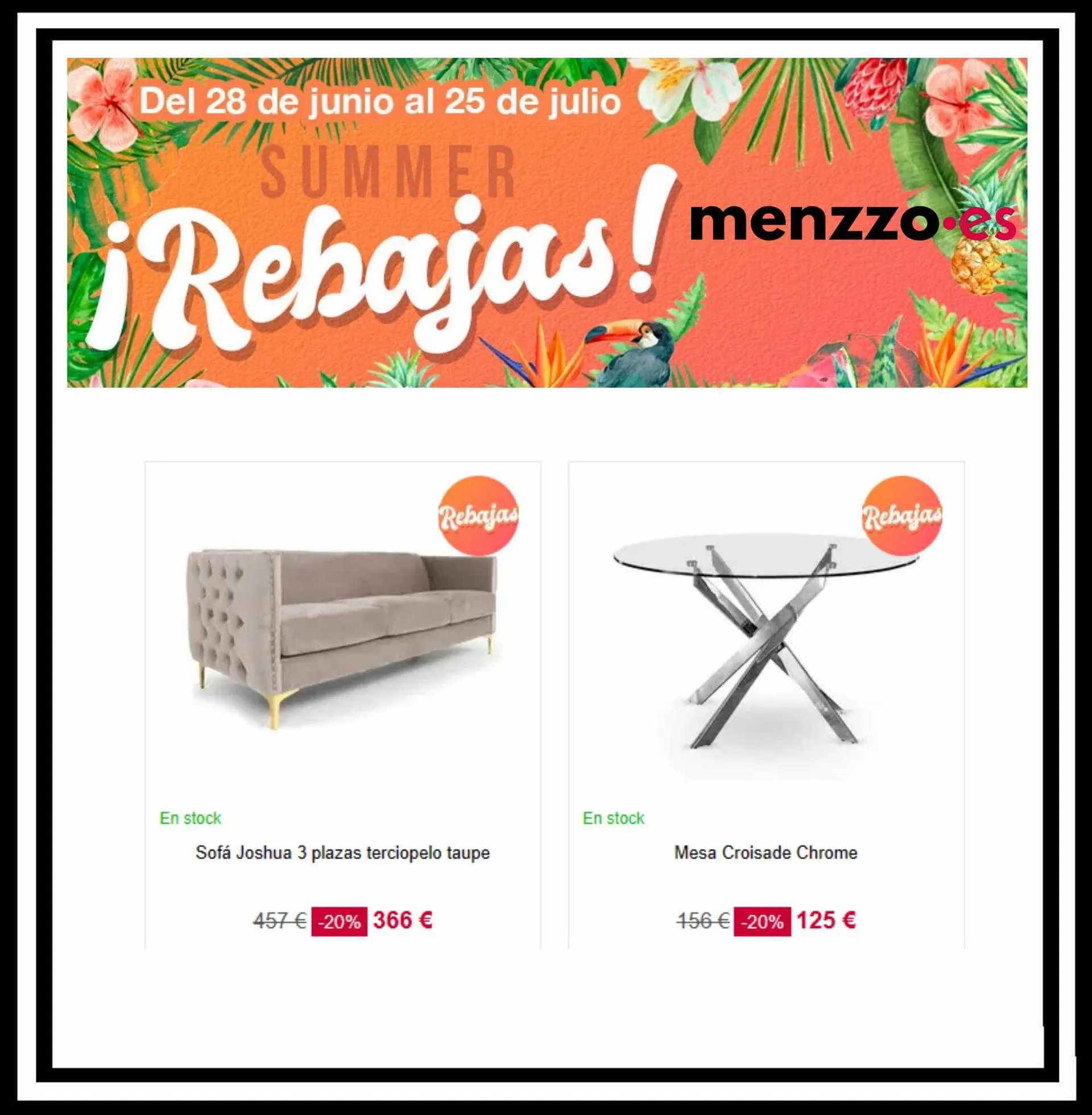 Catálogo de Catálogo Muebles Menzzo 28 de junio al 25 de julio 2023 - Página 3