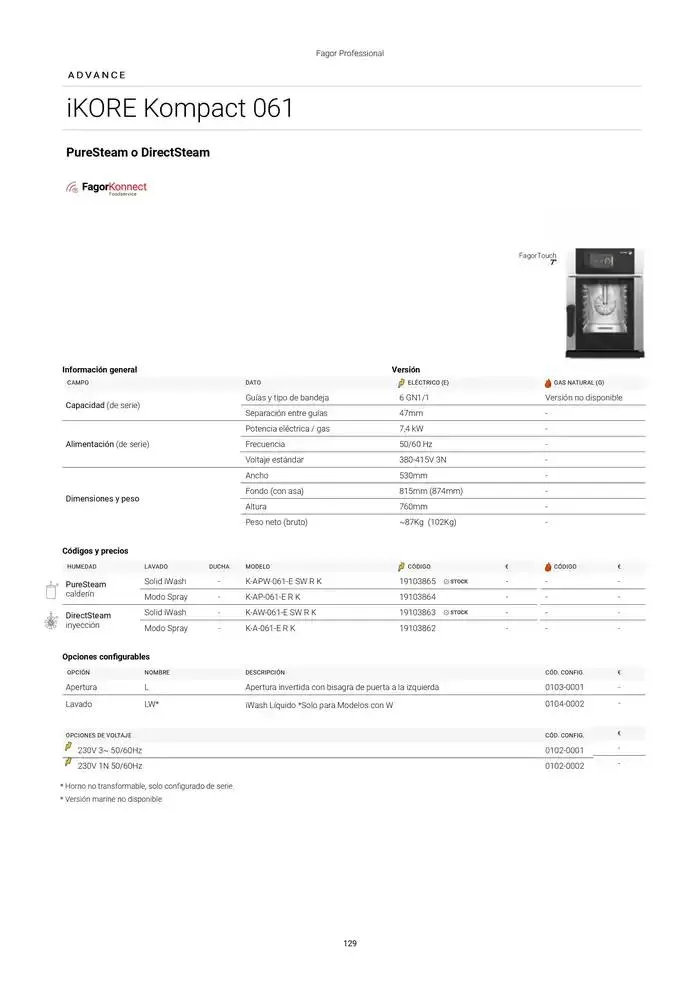 Catálogo de Catálogo Hostelería y Restauración 3 de marzo al 3 de junio 2025 - Página 130