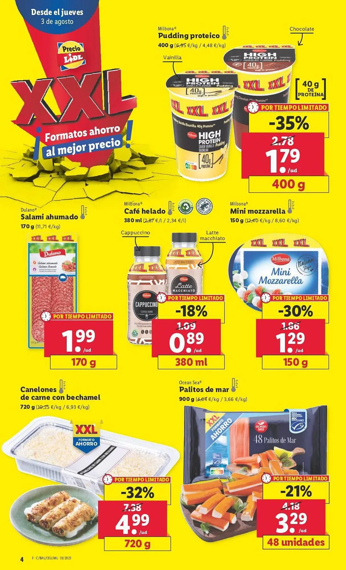 Catálogo de Folleto Lidl 3 de agosto al 9 de agosto 2023 - Página 4