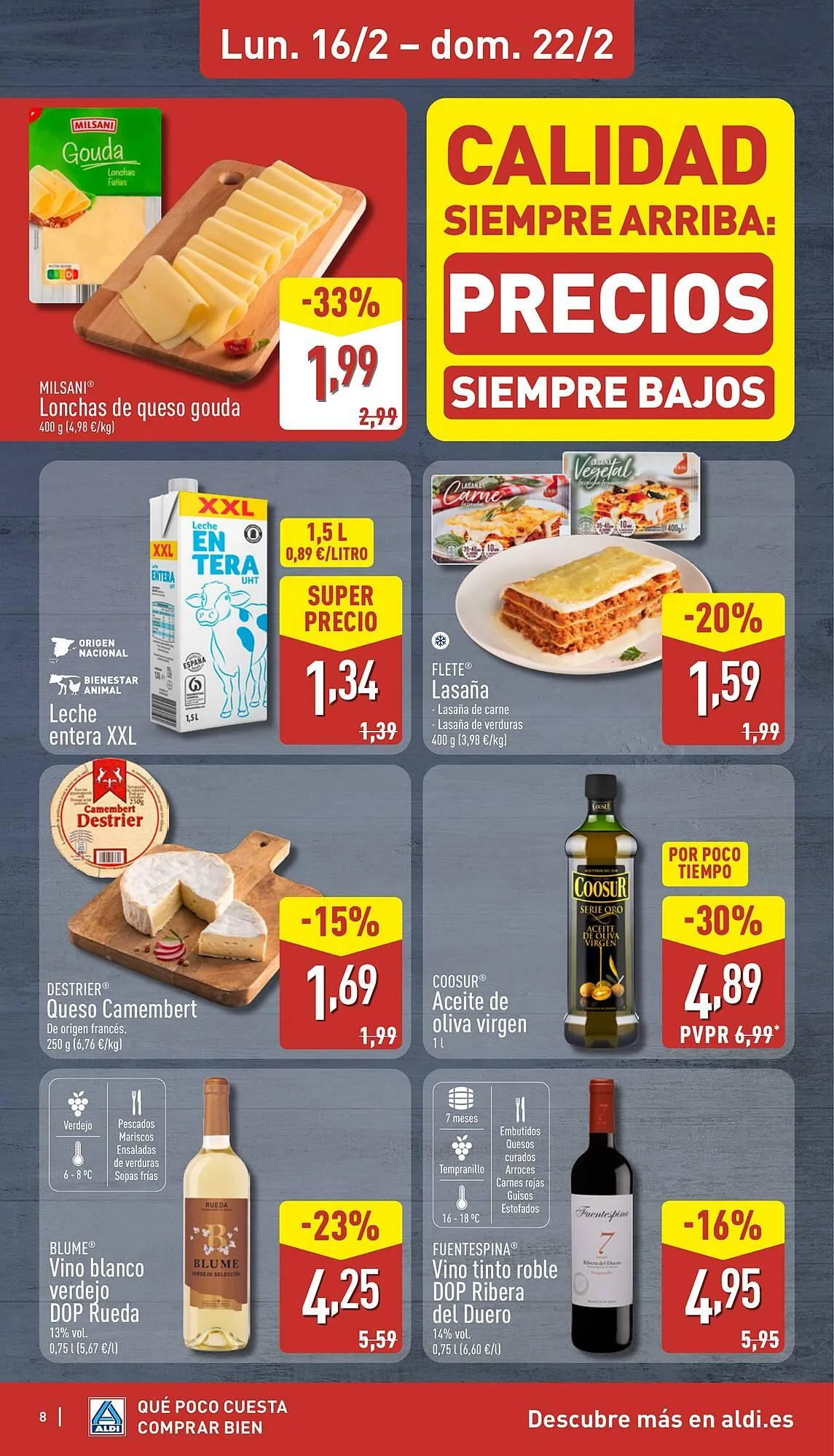 Catálogo de Folleto ALDI 16 de febrero al 22 de febrero 2026 - Página 8