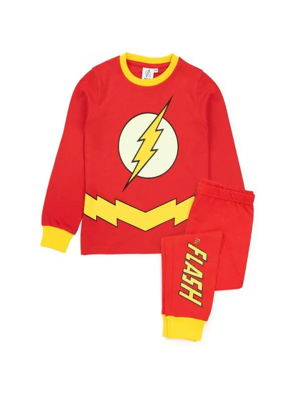 The Flash Juego de Pijama Logotipo para Niños/Niñas