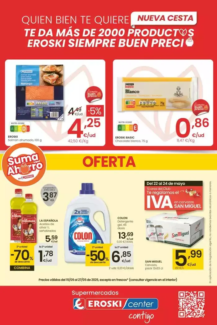 Catálogo de SUMA AHORRO Mercat 15 de mayo al 27 de mayo 2025 - Página 1