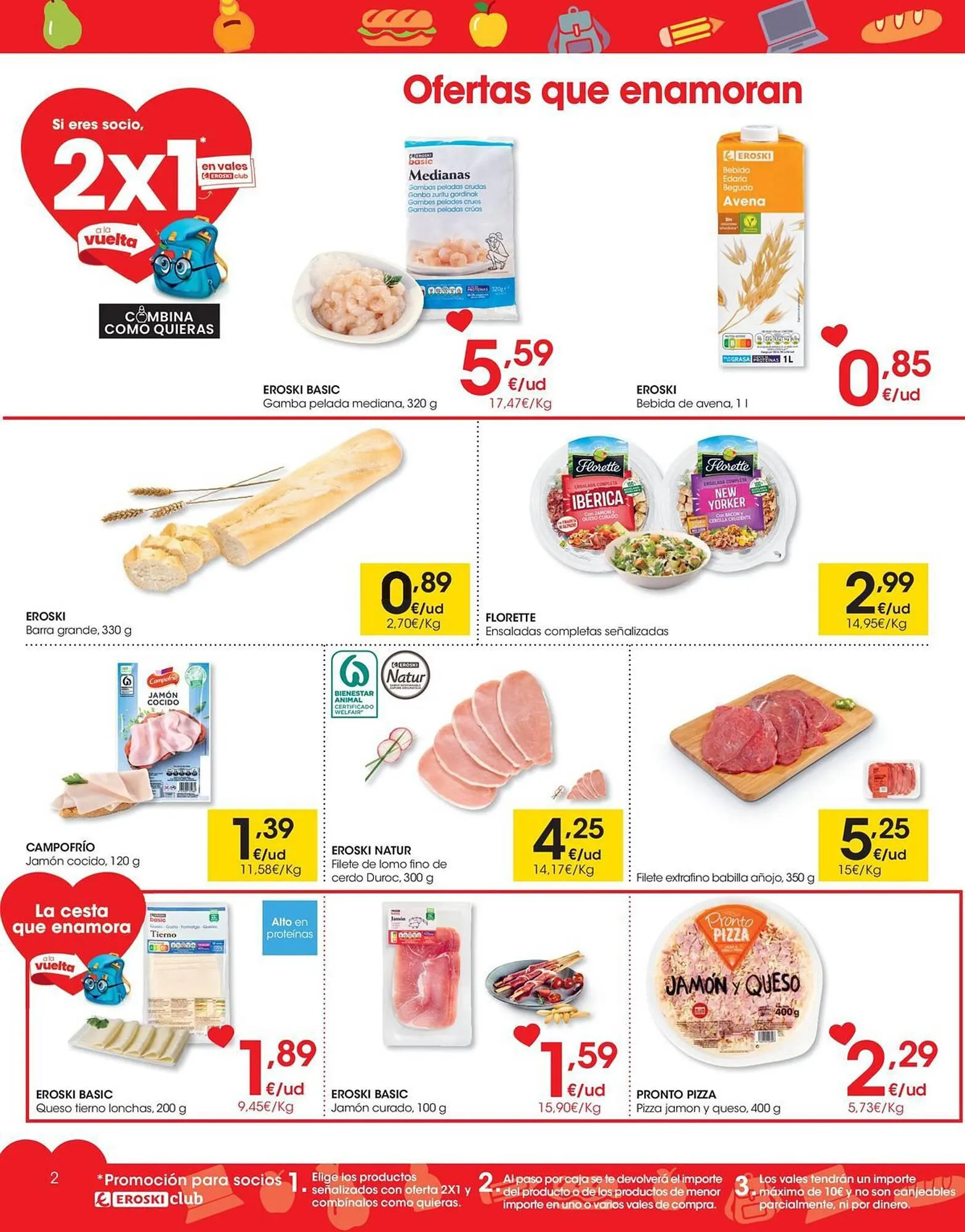 Catálogo de Folleto Eroski 7 de septiembre al 19 de septiembre 2023 - Página 2