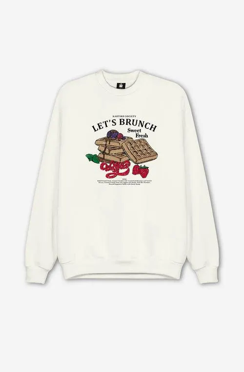 Ivory Let’s Brunch Sweatshirt