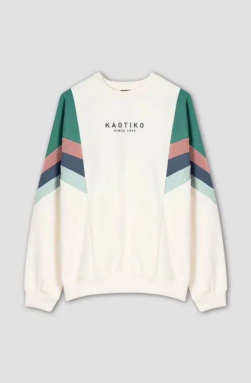 Bone/Green Pepper/ Burgundy Seattle Sweatshirt