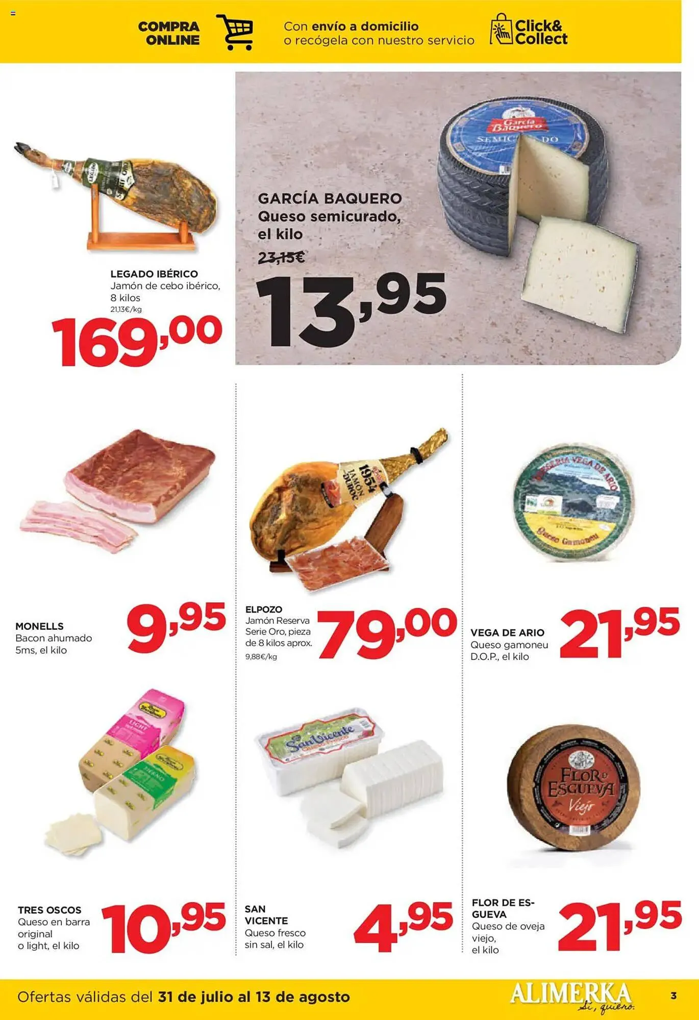 Catálogo de Folleto Alimerka 31 de julio al 13 de agosto 2025 - Página 3