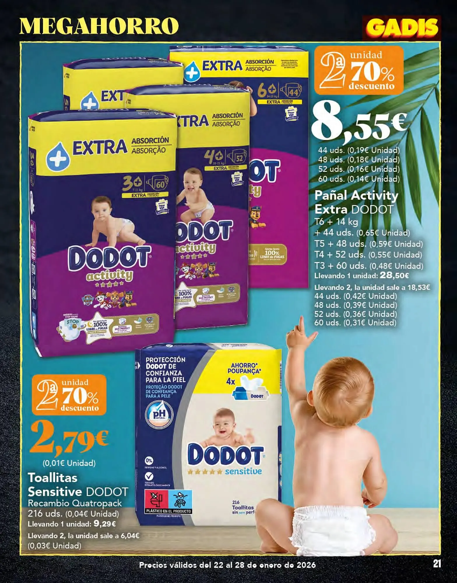 Catálogo de Folleto Gadis 22 de enero al 28 de enero 2026 - Página 21