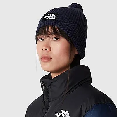 Gorro con pompón y logotipo de TNF