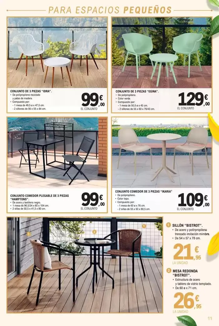 Catálogo de Aire libre Salamanca 25 de abril al 18 de mayo 2025 - Página 11