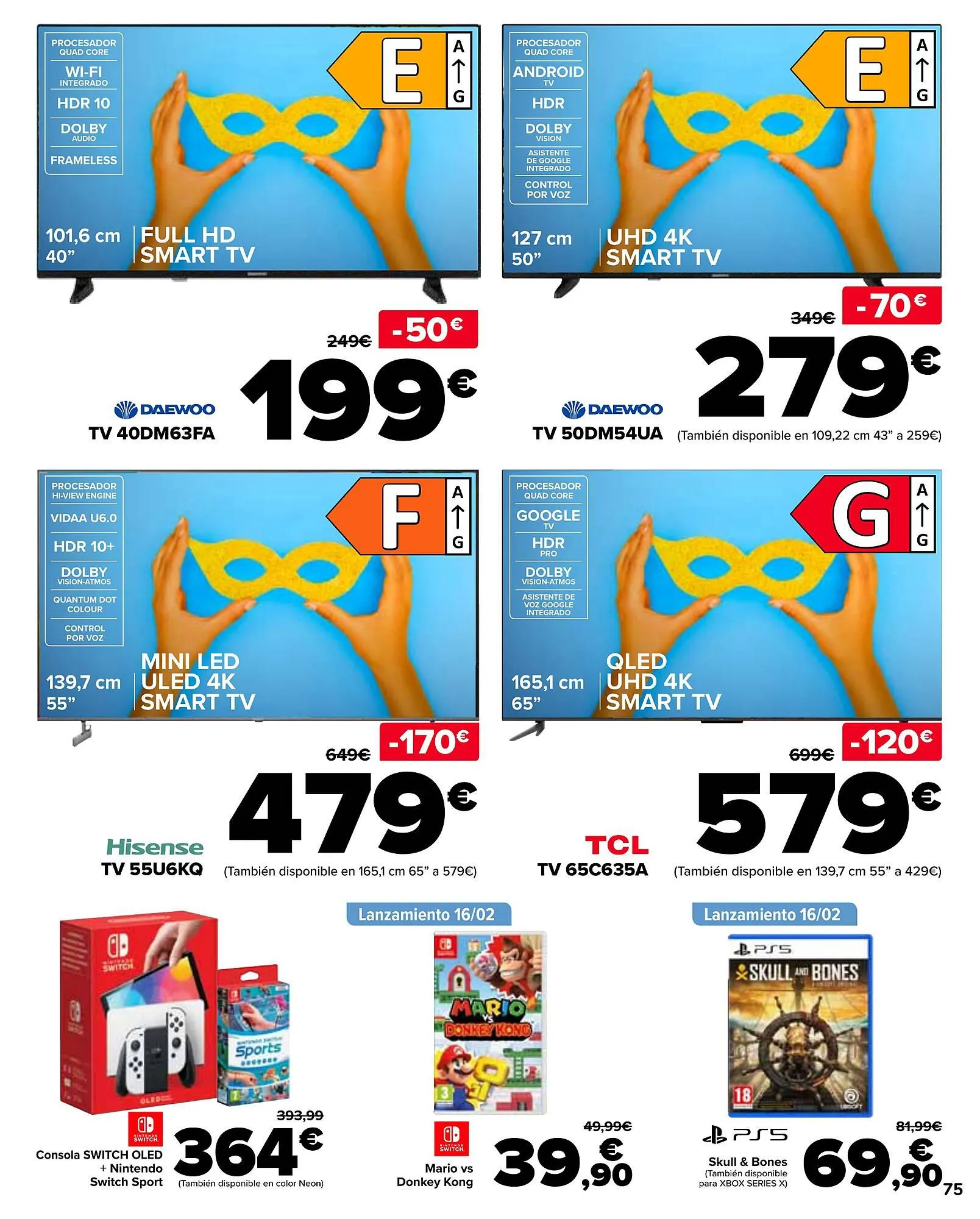 Catálogo de Folleto Carrefour 13 de febrero al 22 de febrero 2024 - Página 75