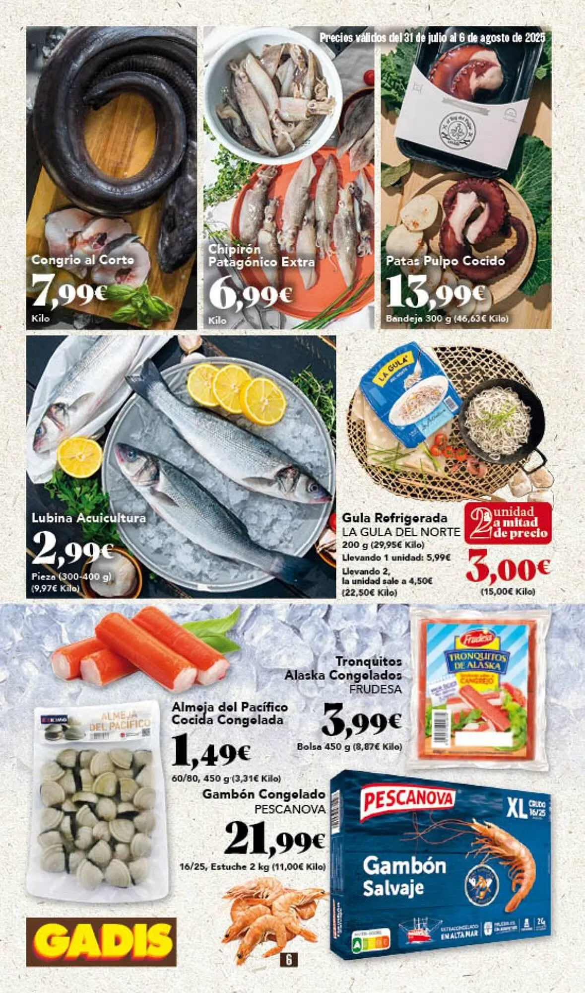 Catálogo de Folleto Gadis 31 de julio al 6 de agosto 2025 - Página 6