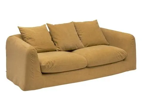 Sofá 3 Plazas Camilo Mostaza