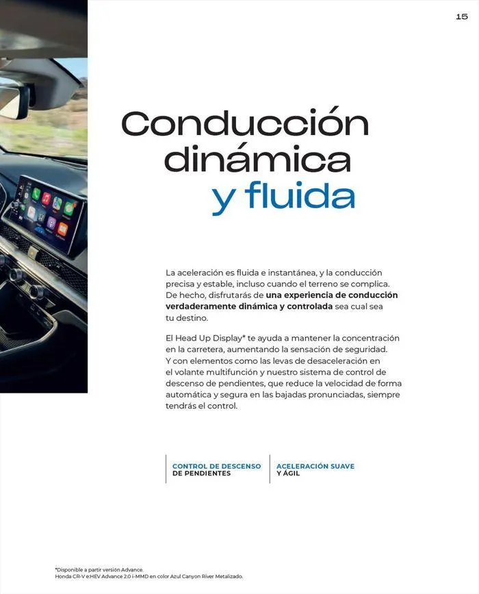 Catálogo de Honda CR-V e:HEV & e:PHEV 9 de agosto al 30 de junio 2025 - Página 15