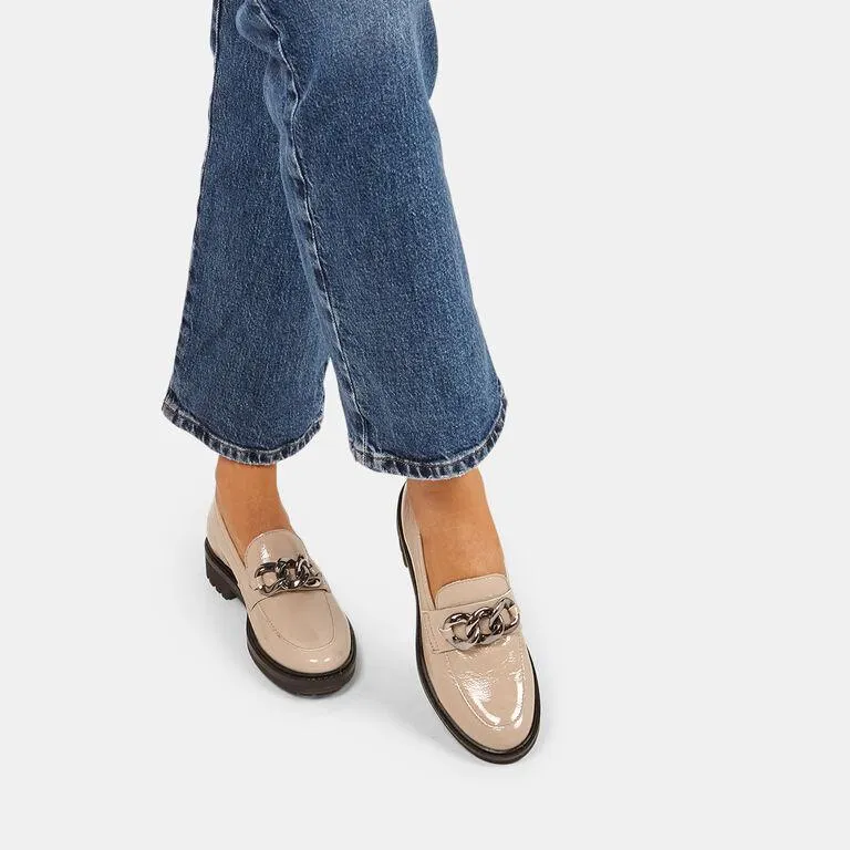 Mocasines de mujer de charol