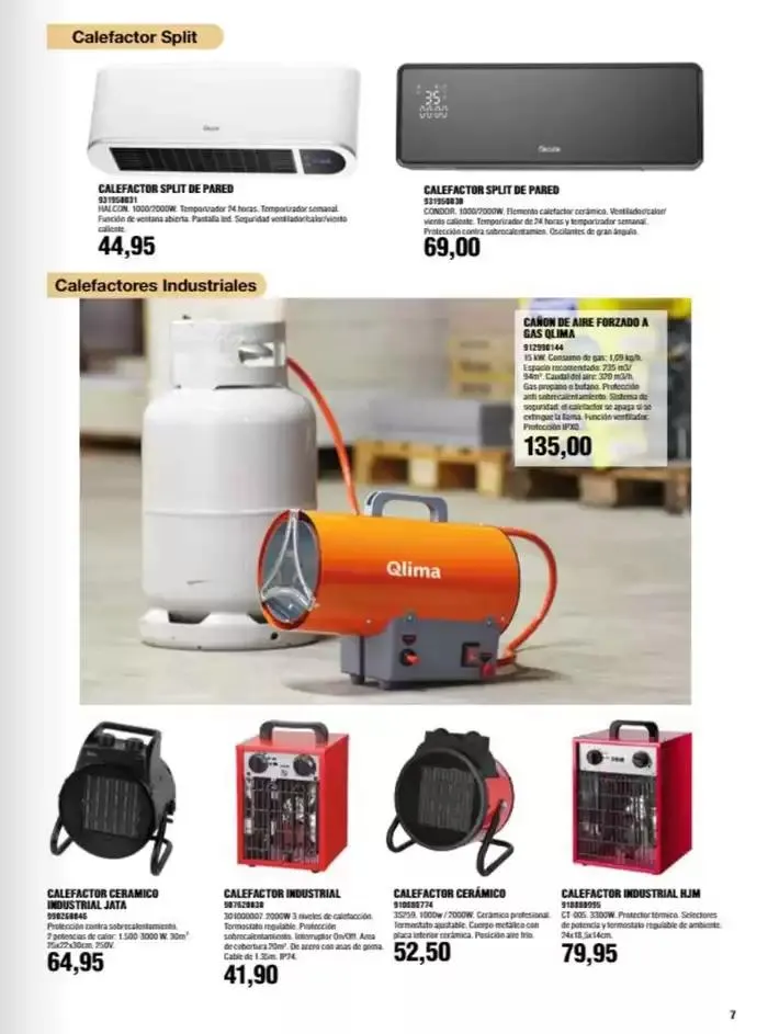 Catálogo de Calefacción 2024 1 de noviembre al 31 de enero 2025 - Página 7