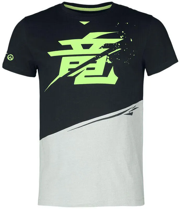 "Genji" Camiseta negro/gris de Overwatch