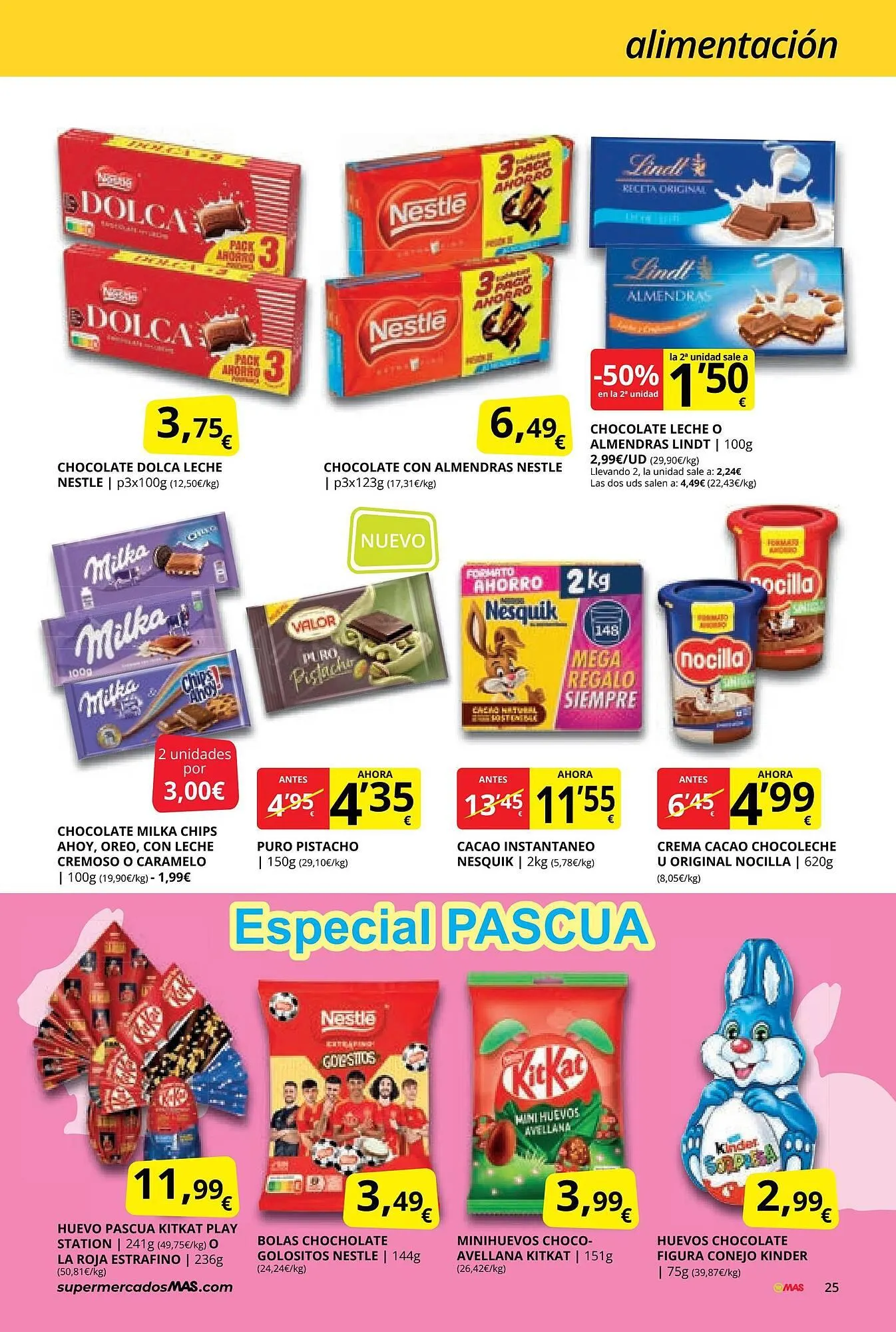 Catálogo de Folleto Supermercados MAS 3 de marzo al 26 de marzo 2026 - Página 25