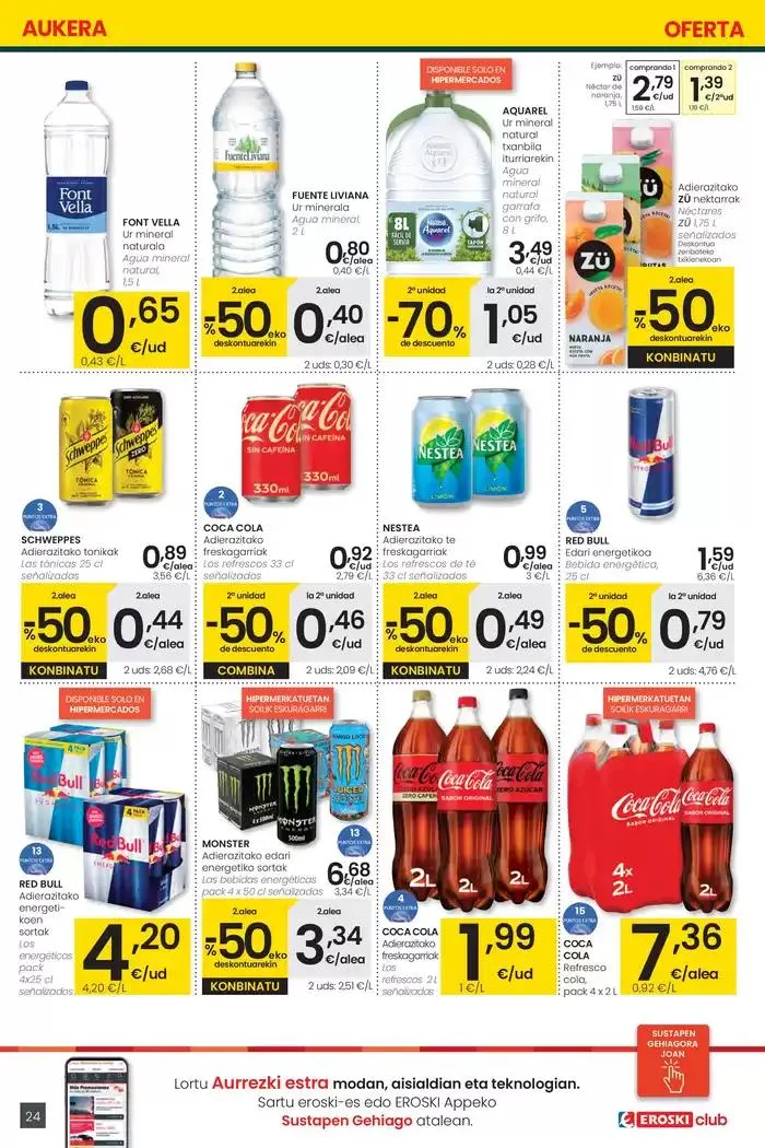 Catálogo de AUKERA OFERTA HIPERMERKATUAK EROSKI 15 de mayo al 27 de mayo 2025 - Página 24
