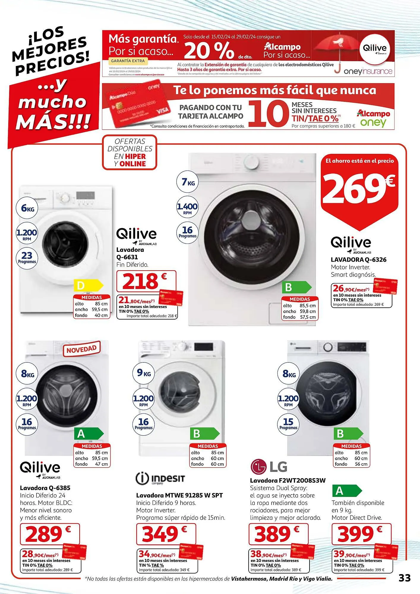 Catálogo de Folleto Alcampo 15 de febrero al 29 de febrero 2024 - Página 33