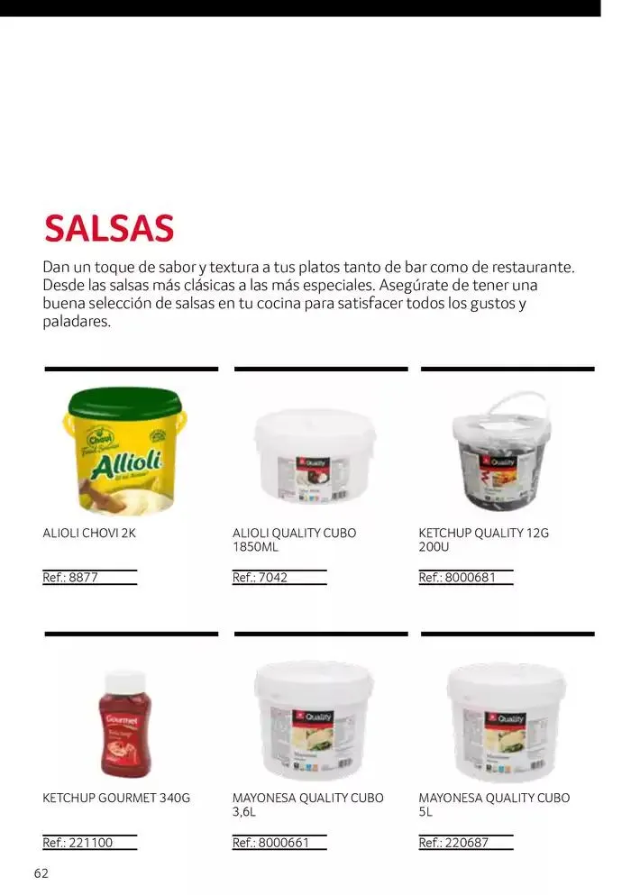 Catálogo de Nuestra selección de hostelería 1 de marzo al 30 de abril 2025 - Página 62