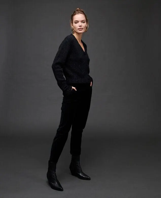 Cárdigan de alpaca mezclada