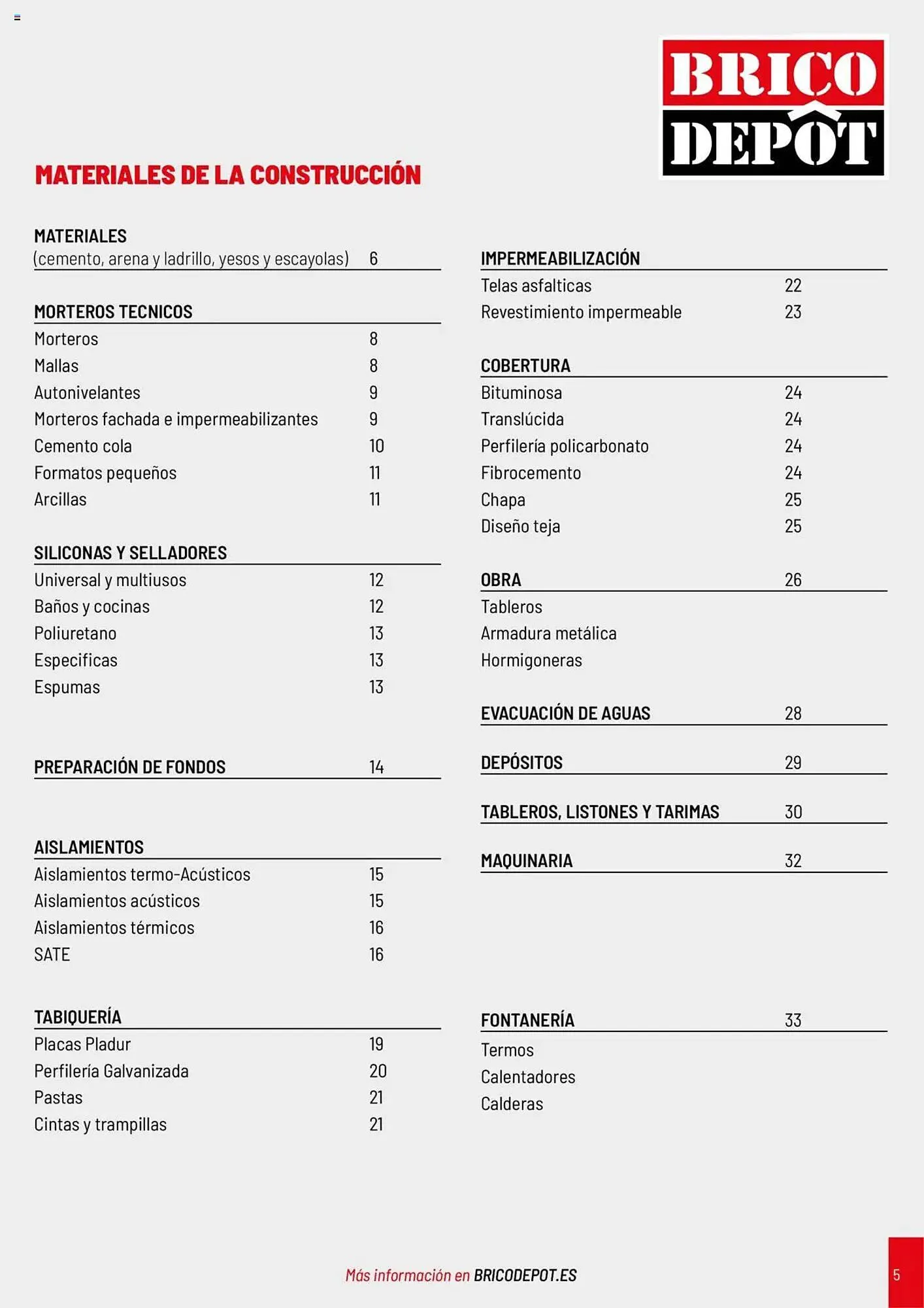 Catálogo de Folleto Brico Depôt 1 de abril al 31 de diciembre 2025 - Página 5