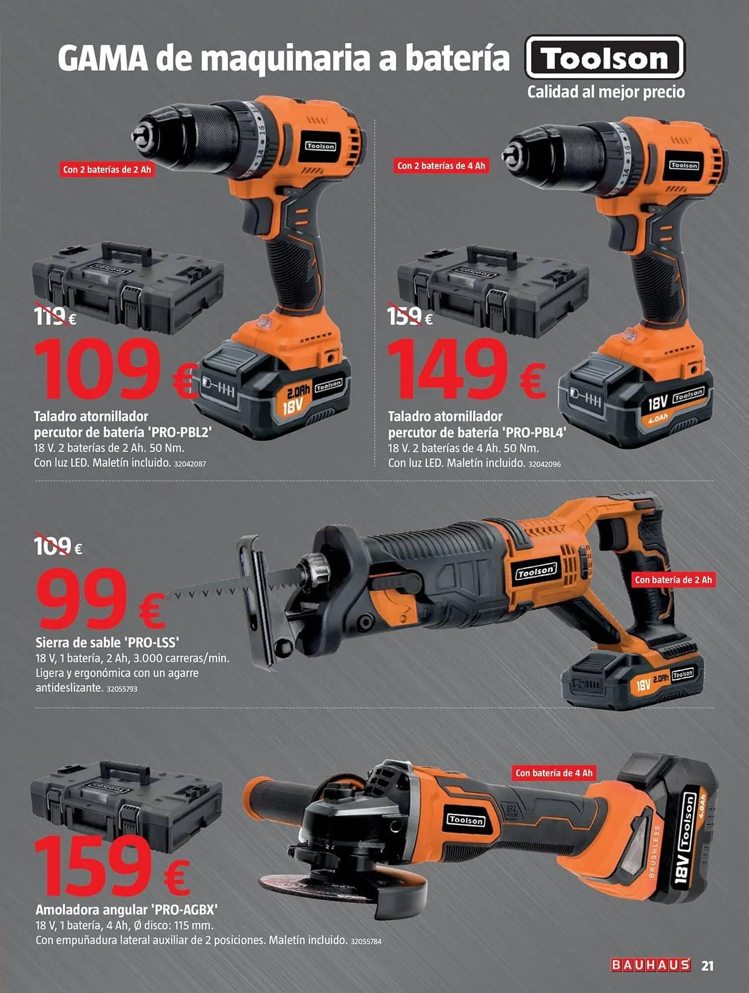 Catálogo de Catálogo Bauhaus 23 de octubre al 16 de noviembre 2025 - Página 21