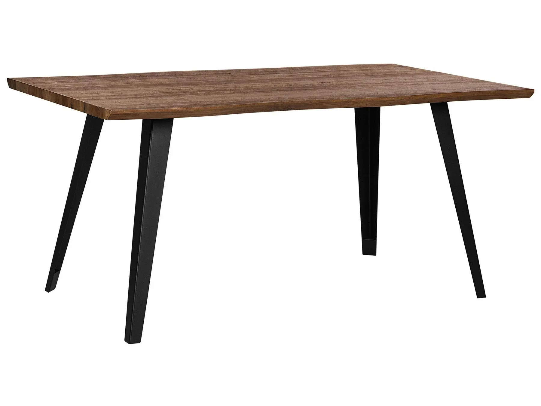 Mesa de comedor WITNEY Marrón oscuro 160 cm 90 cm