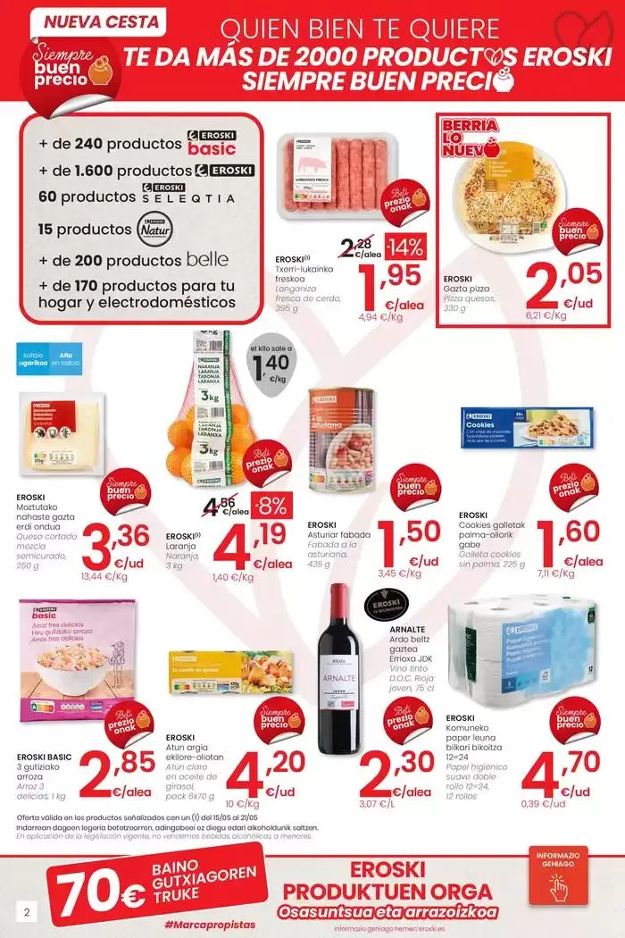 Catálogo de AUKERA OFERTA EROSKI CITY 15 de mayo al 27 de mayo 2025 - Página 2
