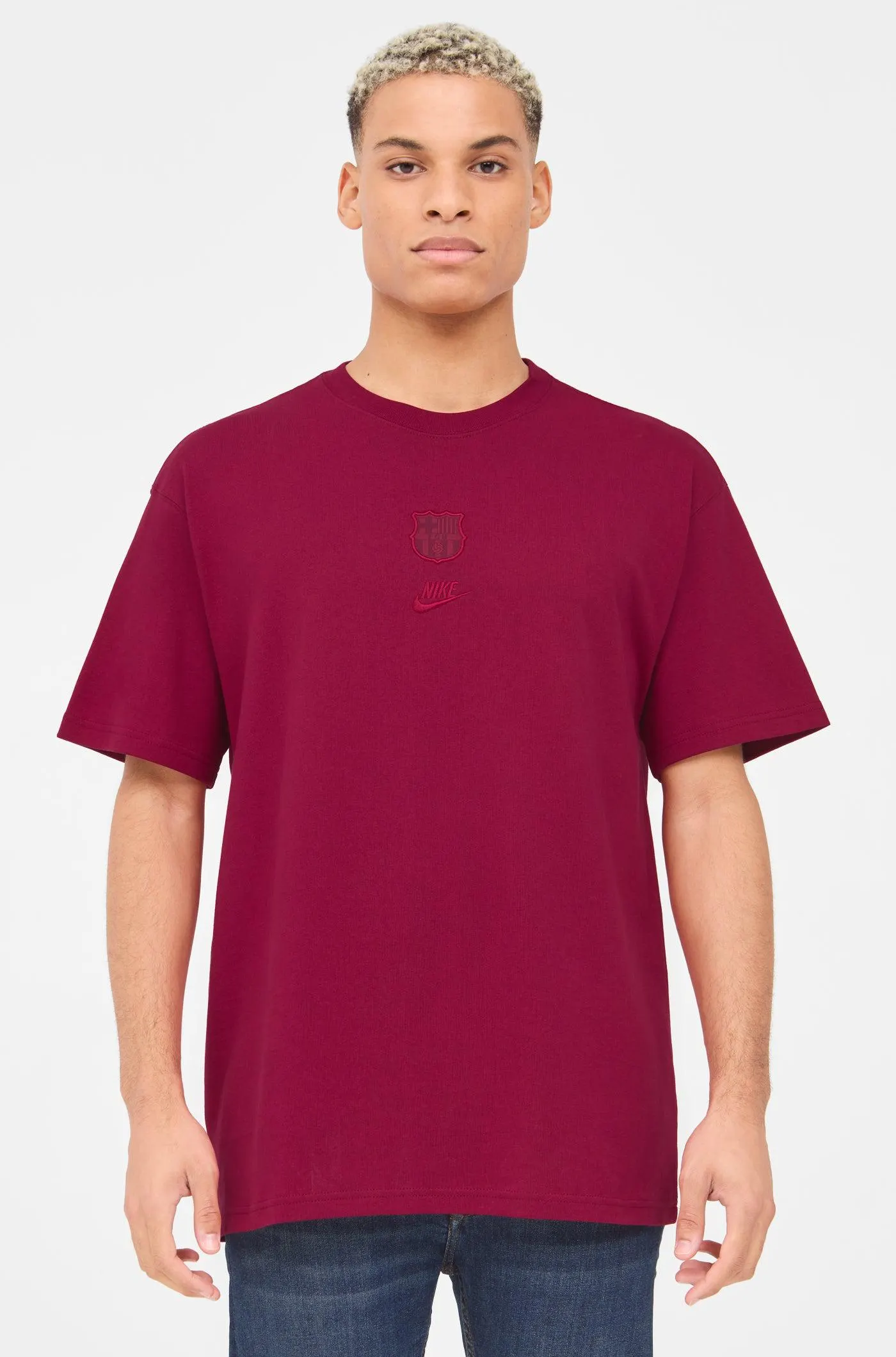 Camiseta roja escudo Barça Nike