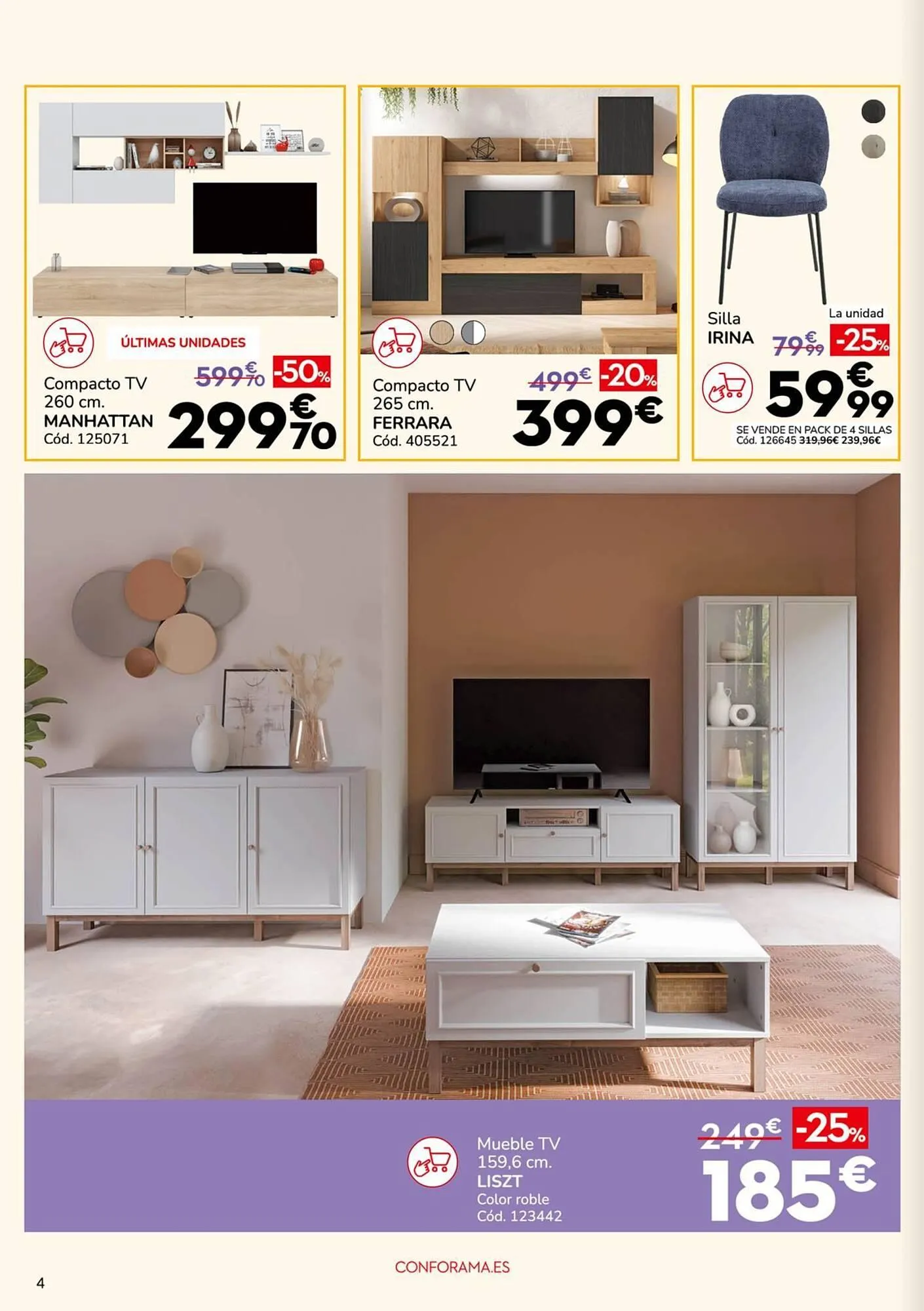 Catálogo de Catálogo Conforama 19 de diciembre al 31 de diciembre 2025 - Página 4
