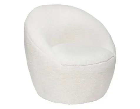 Sillón De Rizo Nala Blanco