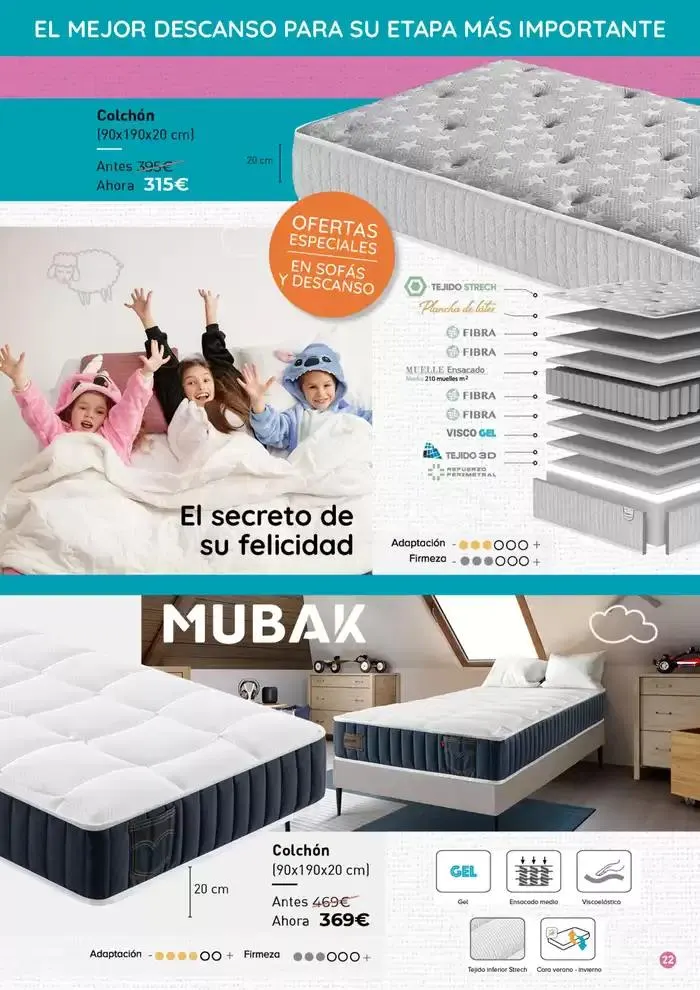 Catálogo de Sofás y Descanso Mubak: ¡Ni tan mal! 2 de abril al 30 de junio 2025 - Página 22