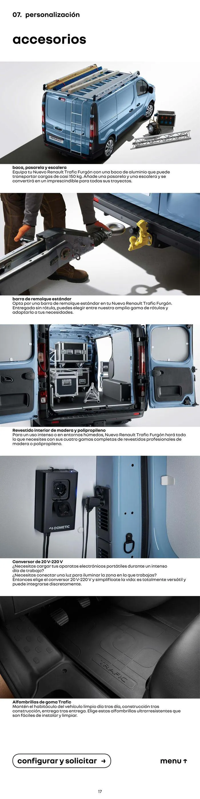 Catálogo de Renault Trafic Furgón E-Tech 100% Eléctrico 18 de julio al 18 de julio 2025 - Página 17