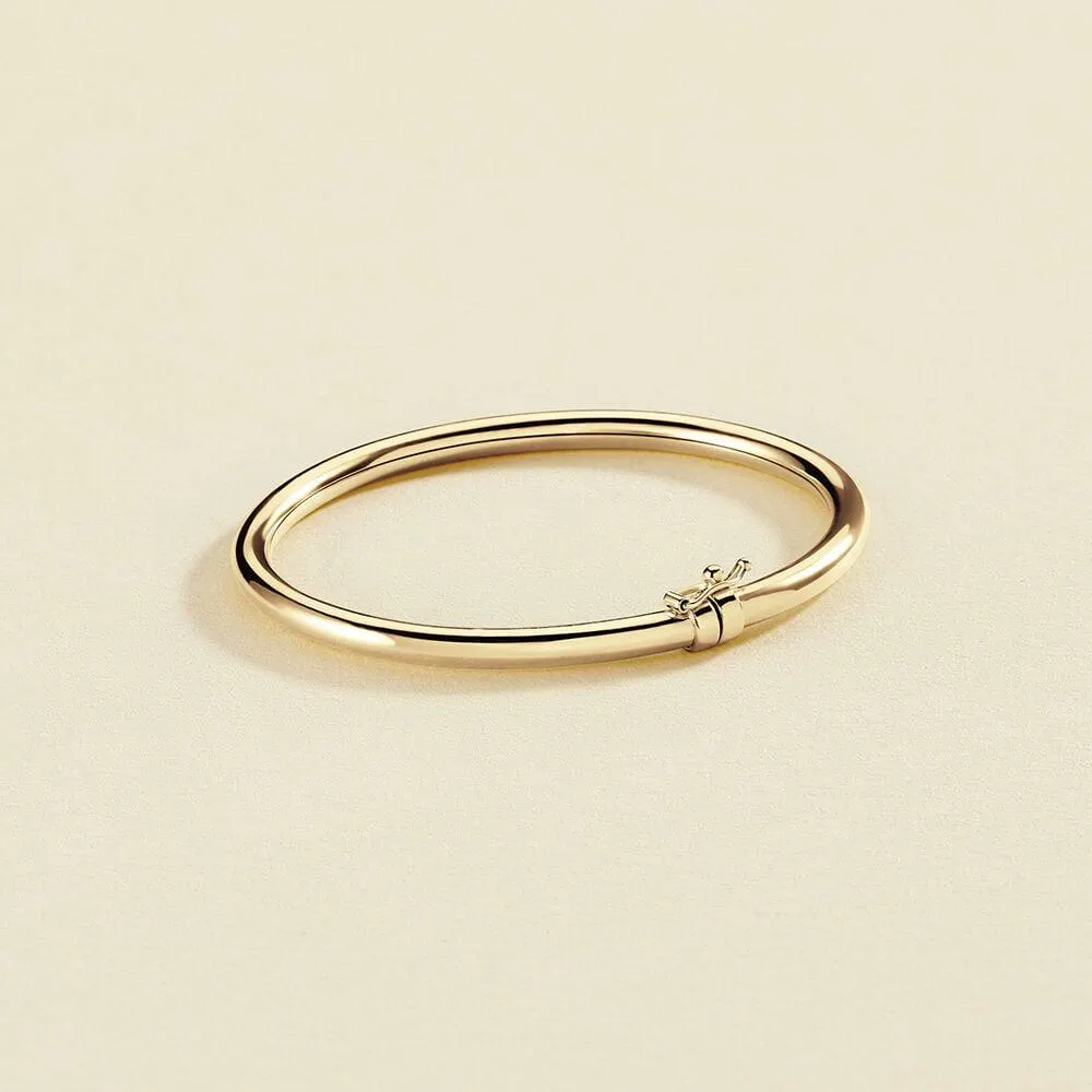 Pulsera rígida LISA - Dorado