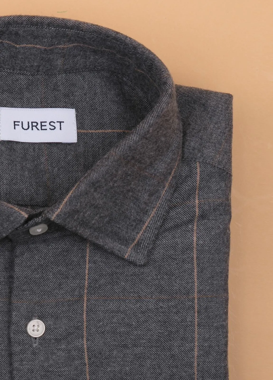 Camisa sport FUREST COLECCIÓN cuadros gris