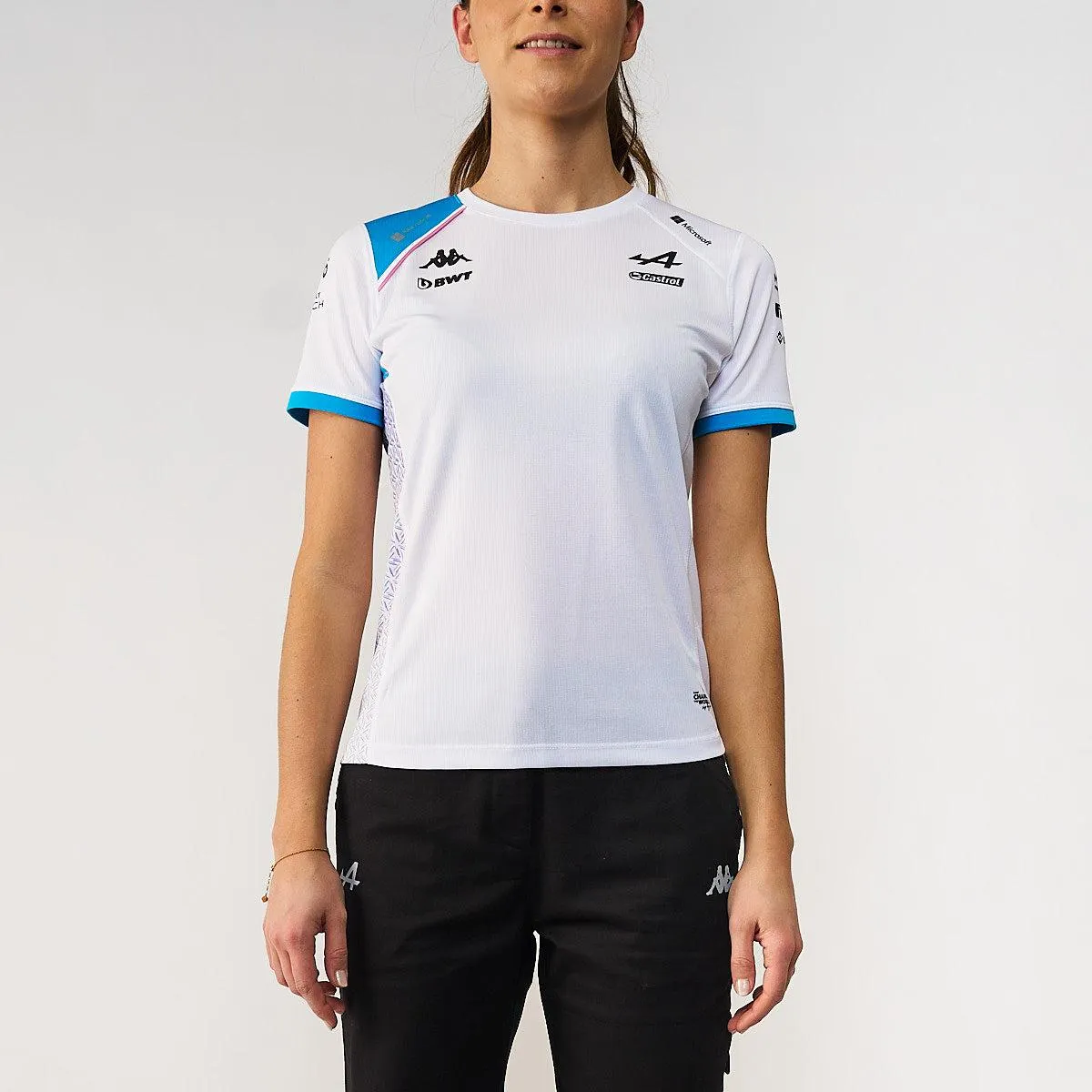 Camiseta Aboliw Alpine F1 Blanco Mujer