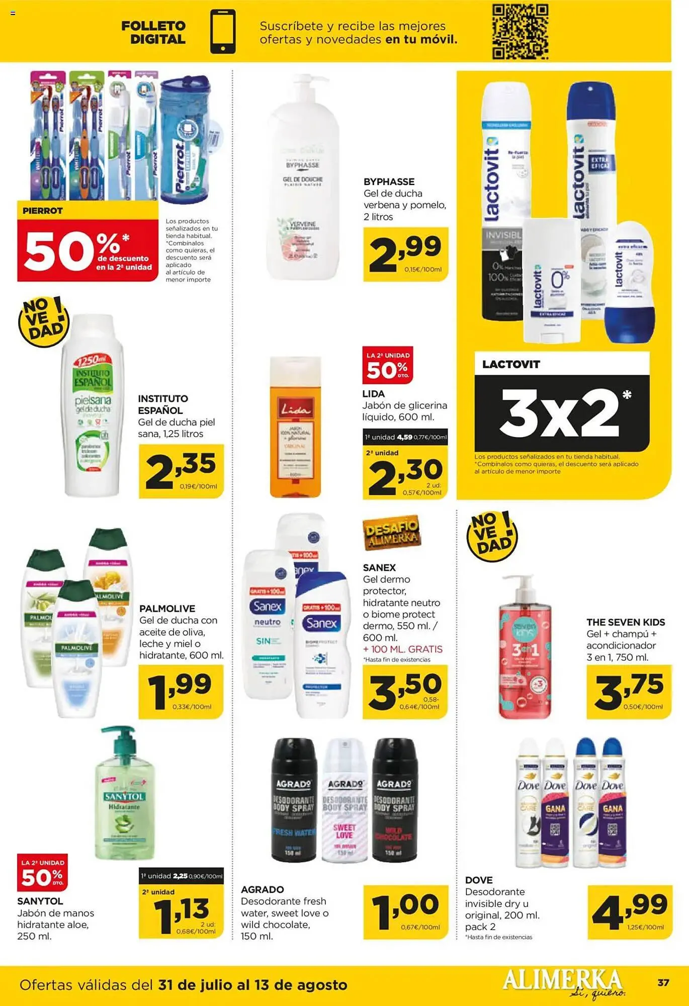 Catálogo de Folleto Alimerka 31 de julio al 13 de agosto 2025 - Página 38