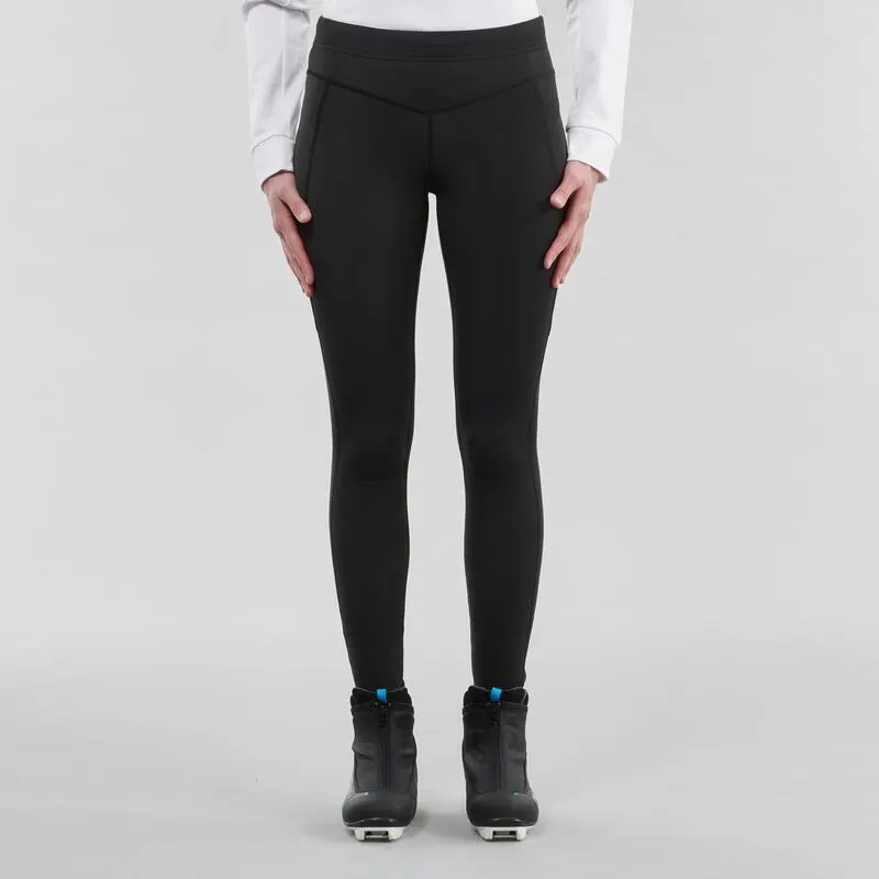Pantalón térmico de esquí de fondo Mujer Inovik XC S Tight 100