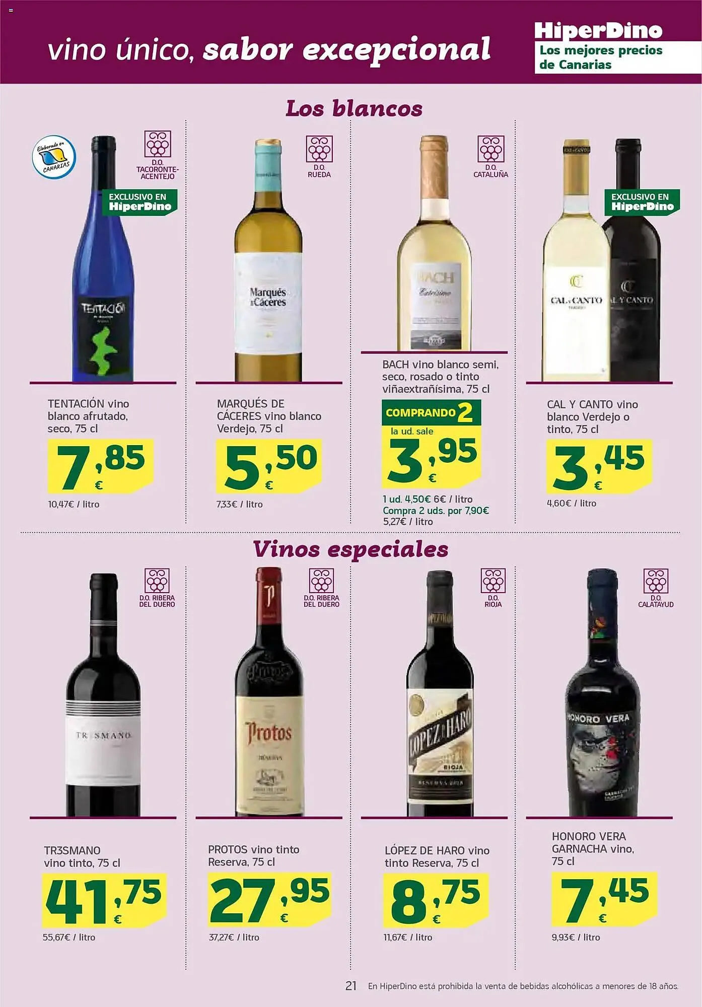 Catálogo de Folleto HiperDino 10 de marzo al 23 de marzo 2026 - Página 21