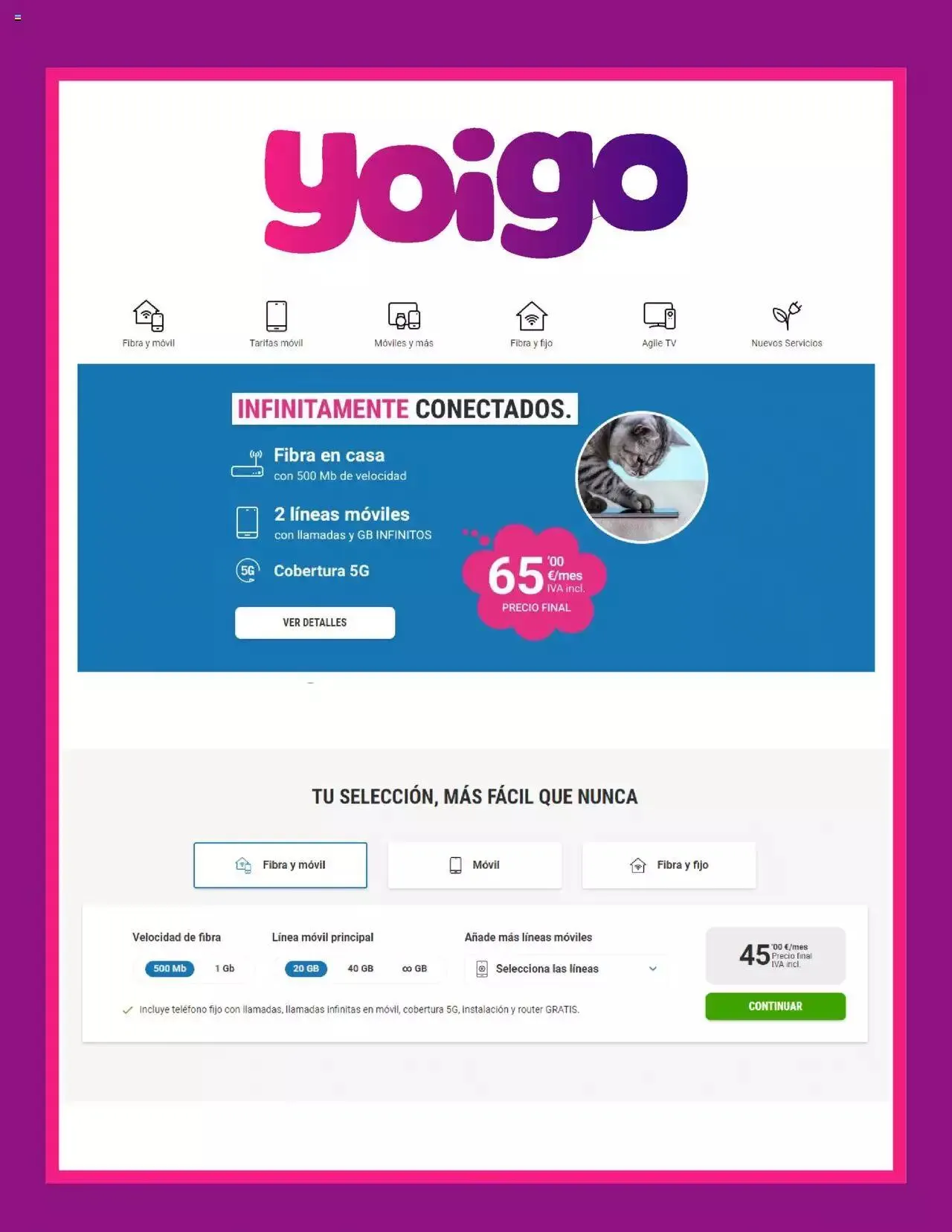 Catálogo de Yoigo ofertas 18 de agosto al 31 de diciembre 2023 - Página 1